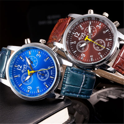 Reloj de Pulsera Unisex Tres Esferas Cuarzo Casual Estudiante - Image 11
