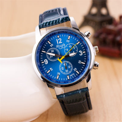 Reloj de Pulsera Unisex Tres Esferas Cuarzo Casual Estudiante