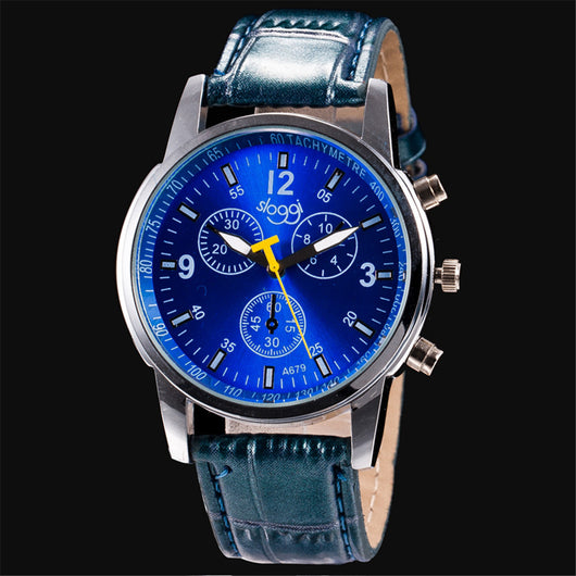 Reloj de Pulsera Unisex Tres Esferas Cuarzo Casual Estudiante - Image 2