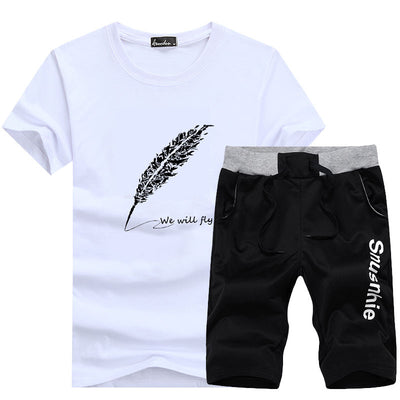 Camiseta Base Slim Cuello Redondo de Manga Corta Estilo Coreano para Hombre - Image 10