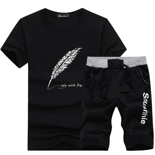 Camiseta Base Slim Cuello Redondo de Manga Corta Estilo Coreano para Hombre - Image 3