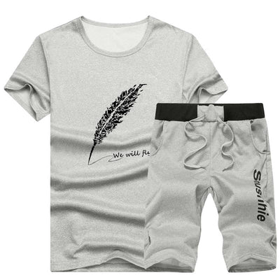 Camiseta Base Slim Cuello Redondo de Manga Corta Estilo Coreano para Hombre - Image 2