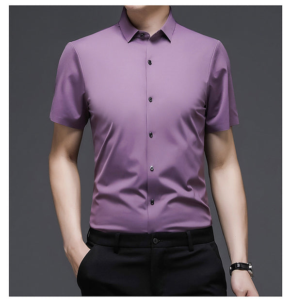 Camisa Ejecutiva Slim Fit Sin Planchado - Hombre