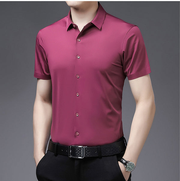 Camisa Ejecutiva Slim Fit Sin Planchado - Hombre