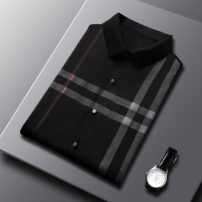 Camisa Ejecutiva de Manga Corta sin Planchado para Hombre - Image 9