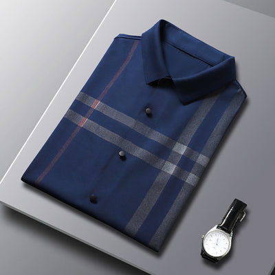 Camisa Ejecutiva de Manga Corta sin Planchado para Hombre - Image 12