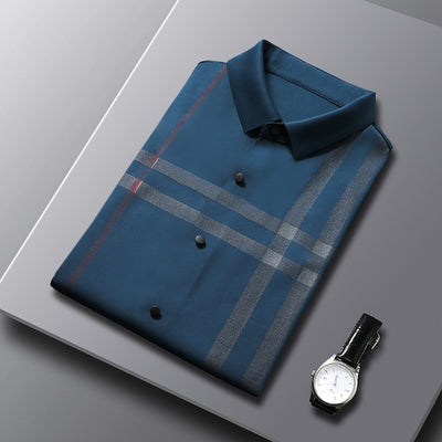 Camisa Ejecutiva de Manga Corta sin Planchado para Hombre - Image 11