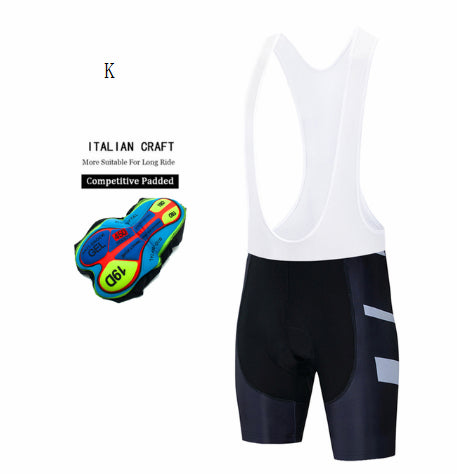 Pantalones Cortos de Ciclismo Professional con Tirantes y Chaqueta - Image 35