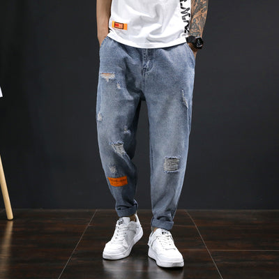 Pantalones Sueltos Rectos Estilo Coreano Casual para Hombre - Image 9
