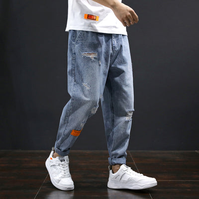 Pantalones Sueltos Rectos Estilo Coreano Casual para Hombre - Image 11