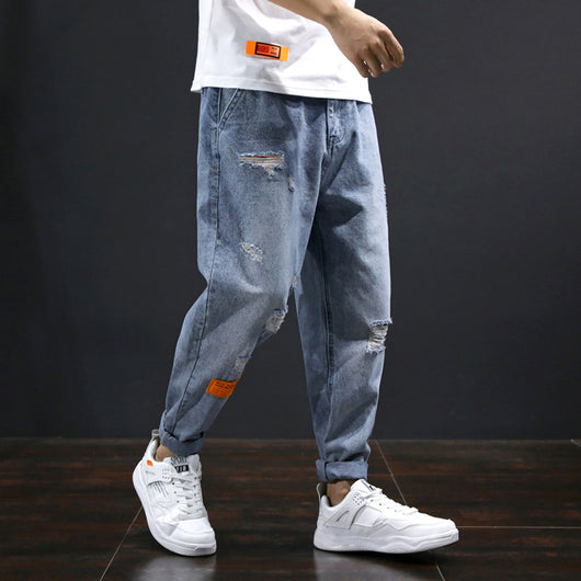 Pantalones Sueltos Rectos Estilo Coreano Casual para Hombre - Image 11
