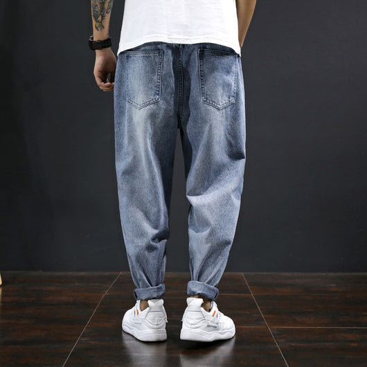 Pantalones Sueltos Rectos Estilo Coreano Casual para Hombre - Image 3