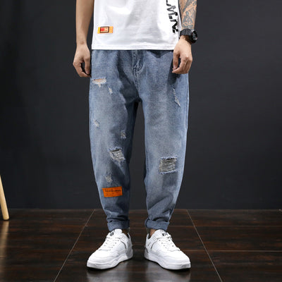 Pantalones Sueltos Rectos Estilo Coreano Casual para Hombre - Image 5