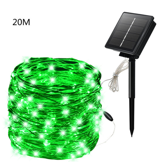 Guirnalda de Luces LED Navideñas de Cobre para Exterior - Image 13