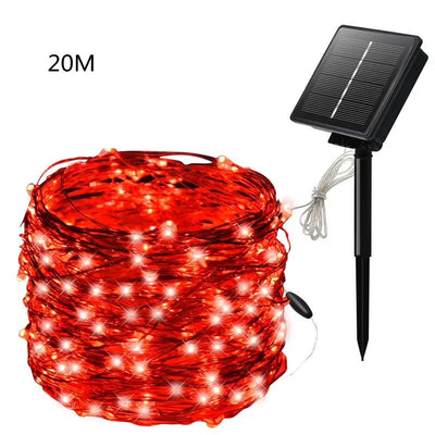 Guirnalda de Luces LED Navideñas de Cobre para Exterior - Image 12