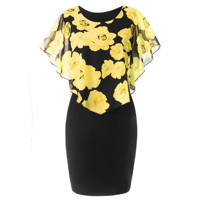 Vestido Ajustado con Bolso Integrado y Estampado de Flores Rosas - Image 9