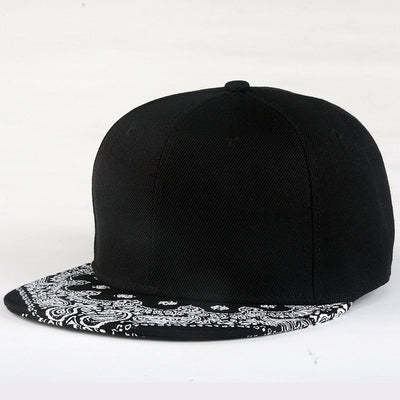 Gorra de Béisbol Hip-hop Coreano con Ala Plana y Estampado Flor de Anacardo - Image 12