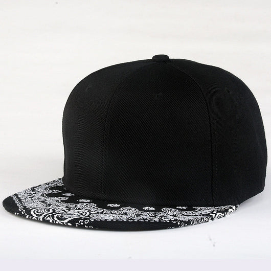 Gorra de Béisbol Hip-hop Coreano con Ala Plana y Estampado Flor de Anacardo - Image 12