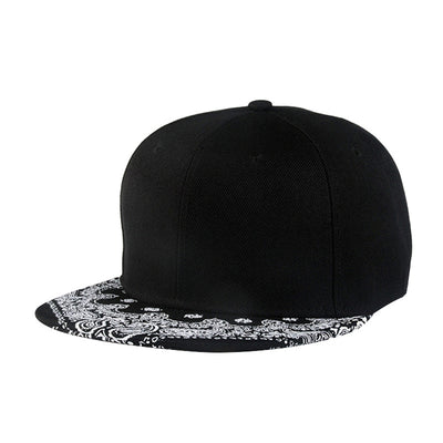 Gorra de Béisbol Hip-hop Coreano con Ala Plana y Estampado Flor de Anacardo - Image 8