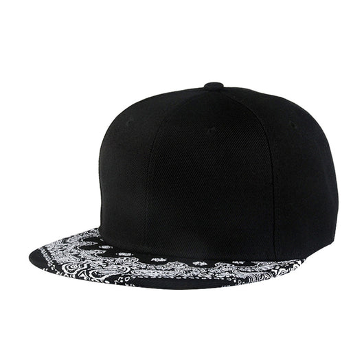 Gorra de Béisbol Hip-hop Coreano con Ala Plana y Estampado Flor de Anacardo - Image 8