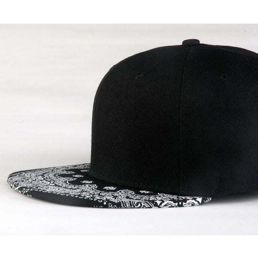 Gorra de Béisbol Hip-hop Coreano con Ala Plana y Estampado Flor de Anacardo - Image 6