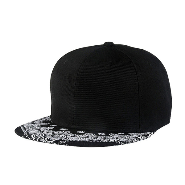 Gorra de Béisbol Hip-hop Coreano con Ala Plana y Estampado Flor de Anacardo - Image 2