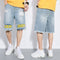 Pantalones Cortos Denim Hombre Sueltos Estilo Urbano Playa
