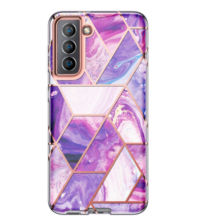 Funda Galaxy Note10 Mármol Electrochapada Híbrida TPU-PC - Image 3