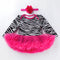 Patrón De Cebra Rojo Rosa 0 A 3 Meses
