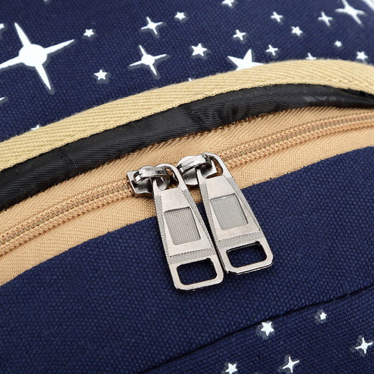 Mochila Escolar para Niñas y Mujeres con Diseño de Estrellas - Image 6
