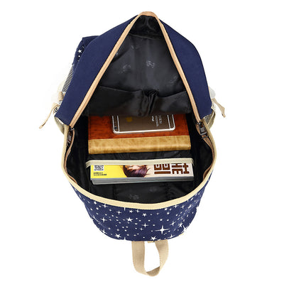 Mochila Escolar para Niñas y Mujeres con Diseño de Estrellas - Image 5