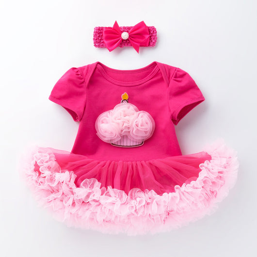 Playera Manga Corta Rosa Rojo para Bebé Niña - Image 10