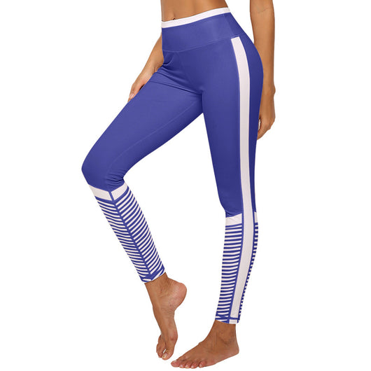 Leggins Deportivos con Rayas Geométricas y Cintura Elástica Alta - Image 10