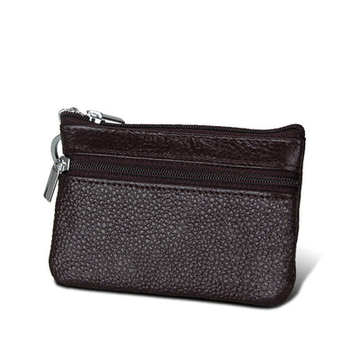Monedero Compacto de Cuero con Porta Llaves - Image 9