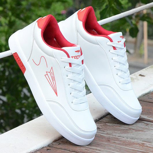 Zapatos Blancos Casuales para Hombre con Suela Plana - Image 11