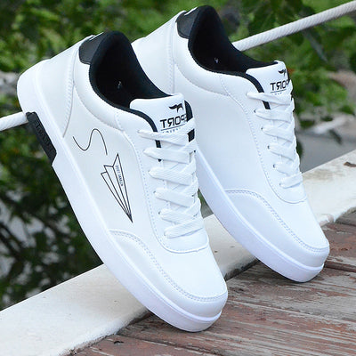 Zapatos Blancos Casuales para Hombre con Suela Plana - Image 12