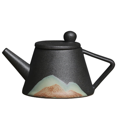 Tetera Cerámica Japonesa con Diseño Vidriado - Juego Monocolor para el Hogar - Image 11