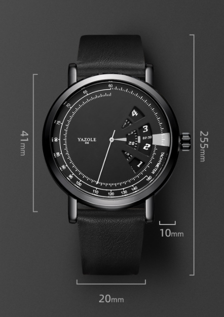Reloj Hombre Cuarzo Resistente al Agua con Esfera Giratoria - Image 16
