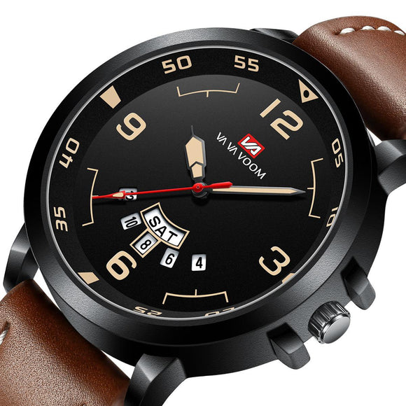 Reloj Deportivo Dual Calendar Resistente al Agua para Hombre