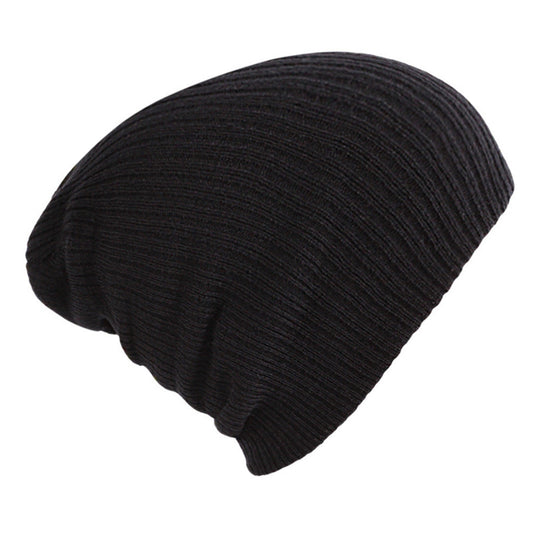 Gorro de Lana Tejido a Rayas