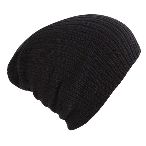 Gorro de Lana Tejido a Rayas