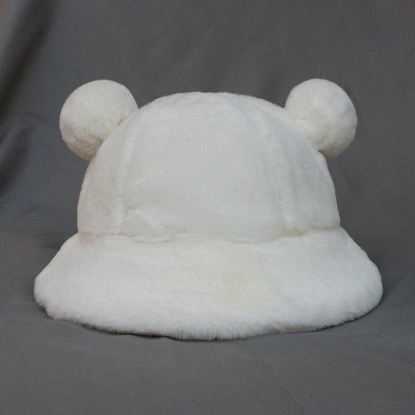 Gorro Pescador de Felpa con Estampado de Leopardo