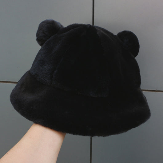 Gorro Pescador de Felpa con Estampado de Leopardo - Image 4