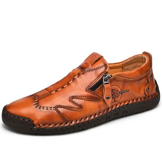 Zapatos de Cuero para Hombre Talla Grande con Cierre de Cremallera - Image 7
