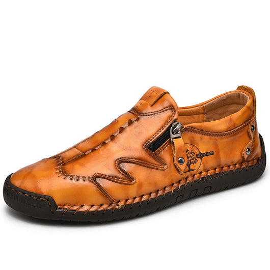 Zapatos de Cuero para Hombre Talla Grande con Cierre de Cremallera - Image 10
