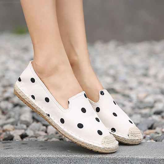 Zapatos Casuales de Mujer con Encaje de Borde de Lino - Suela Plana Cómoda - Image 10