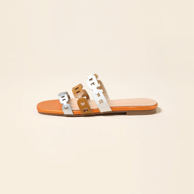 Sandalias Planas con Diseño Calado y Pantuflas de Moda - Image 8