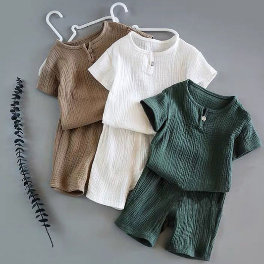 Conjunto de Verano para Bebés Niño y Niña - Manga Corta
