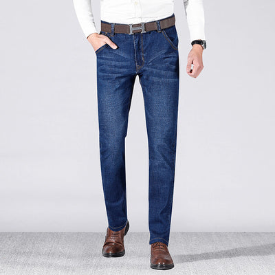 Pantalones Jeans Slim Straight Negro para Hombre - Image 10