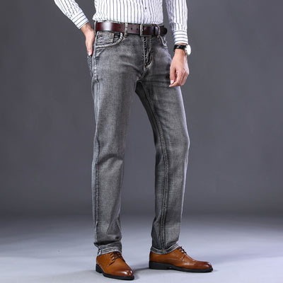 Pantalones Jeans Slim Straight Negro para Hombre - Image 9